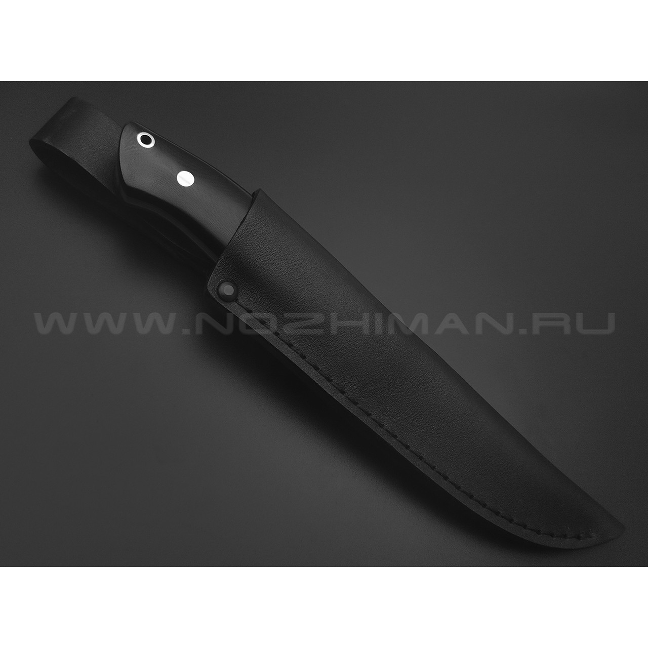 Кузница Ковчег нож Рекс сталь D2, рукоять G10 black