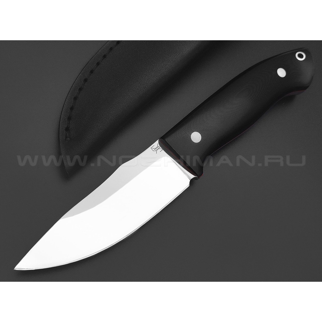 Кузница Ковчег нож Рекс сталь D2, рукоять G10 black