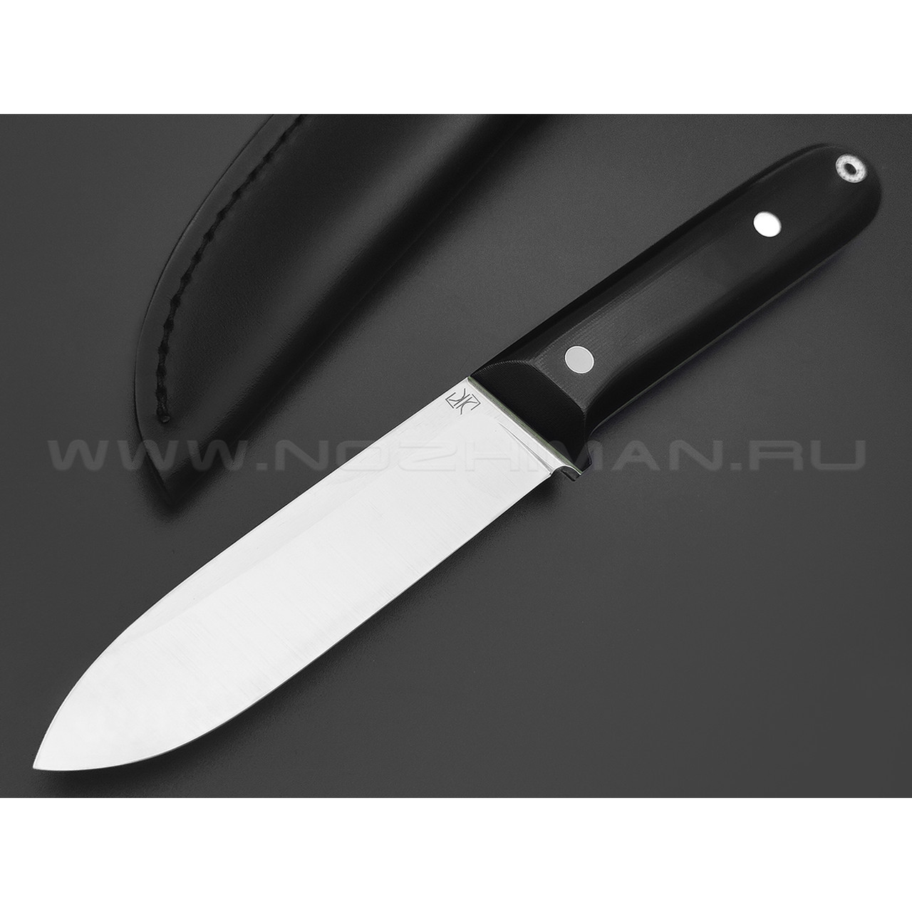 Кузница Ковчег нож Кефарт сталь D2, рукоять G10 black