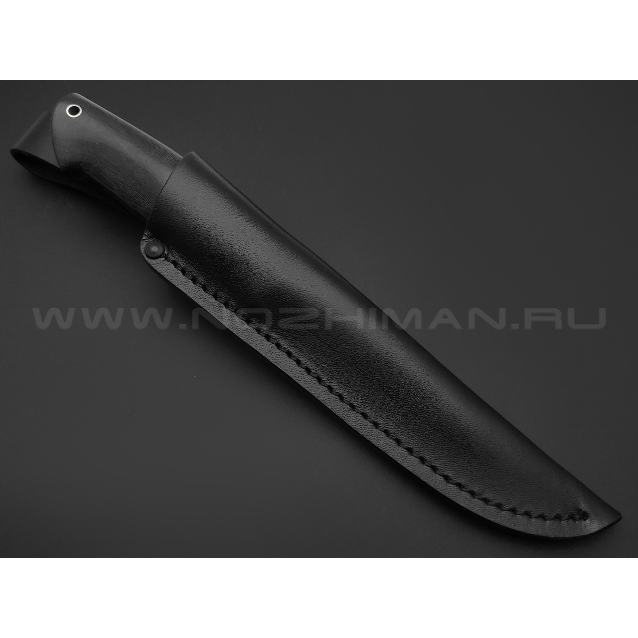 Кузница Ковчег нож Таежный сталь Elmax, рукоять Микарта, киринит, мельхиор