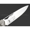Mr.Blade нож Keeper сталь M390, рукоять титан - Лабутены (Сергей Шнуров) 