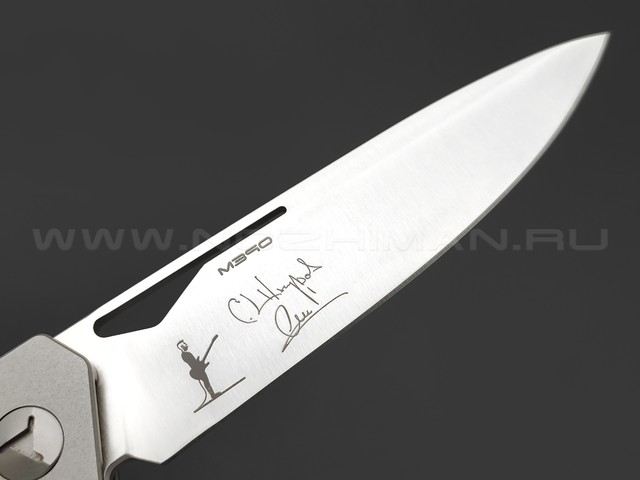 Mr.Blade нож Keeper Limited Edition сталь M390, рукоять титан - Лабутены (Сергей Шнуров)