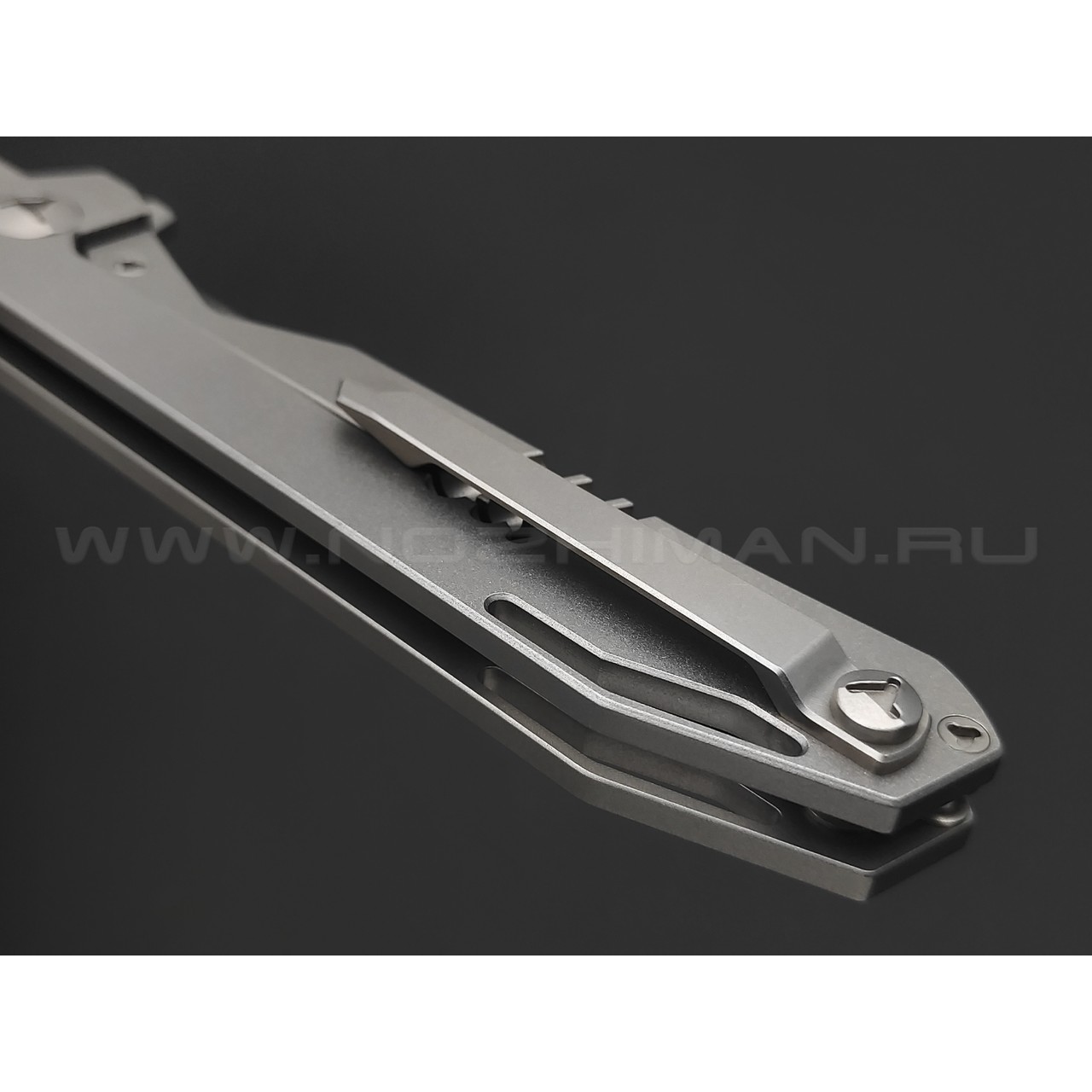 Mr.Blade нож Keeper сталь M390, рукоять титан - Лабутены (Сергей Шнуров) 