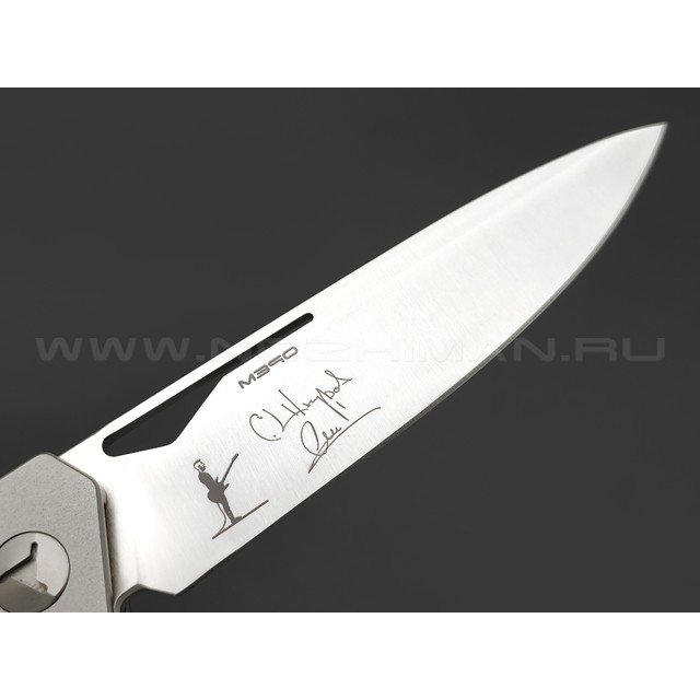 Mr.Blade нож Keeper Limited Edition сталь M390, рукоять титан - Лабутены (Сергей Шнуров)