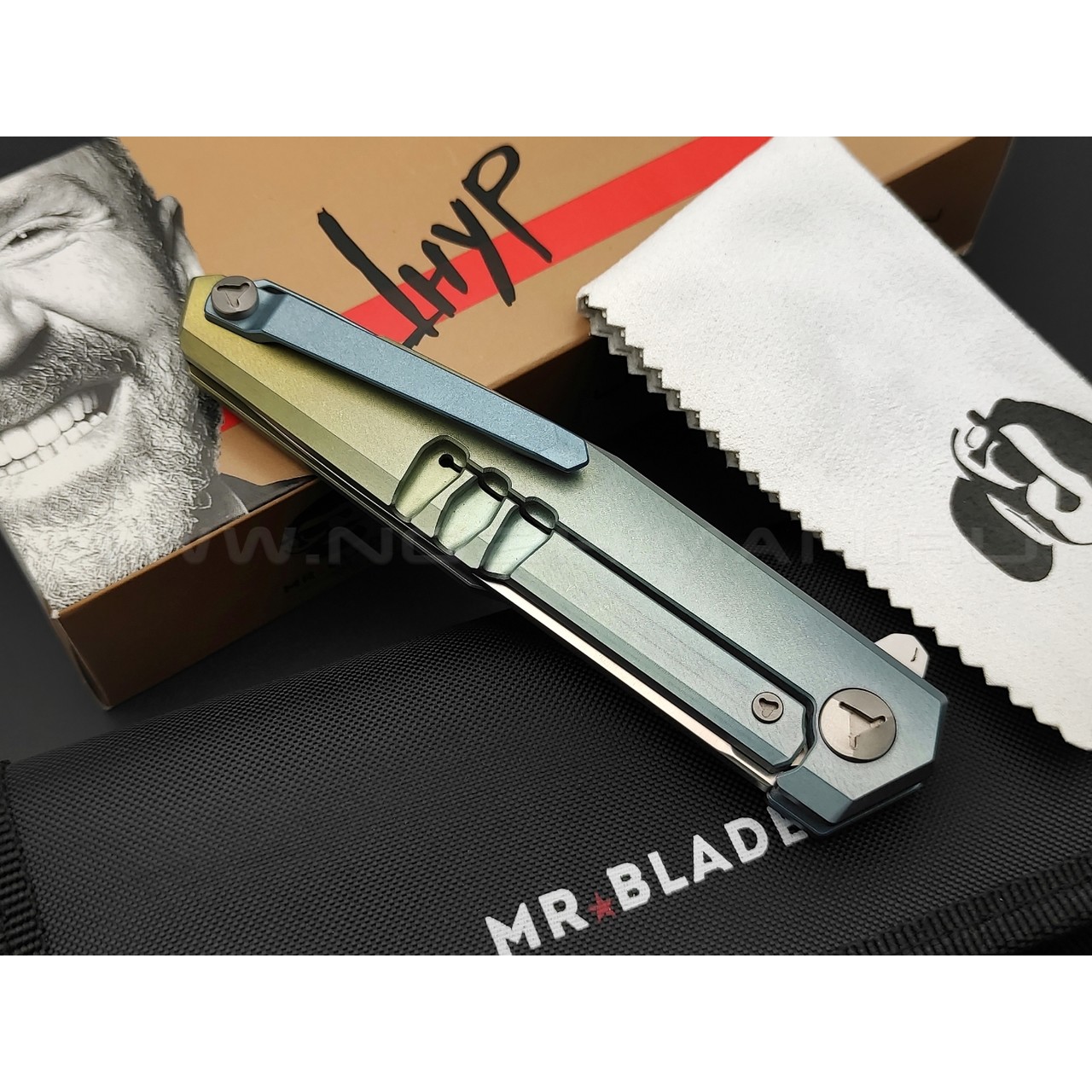 Mr.Blade нож Lance сталь M390, рукоять Titanium - Лабутены (Сергей Шнуров)