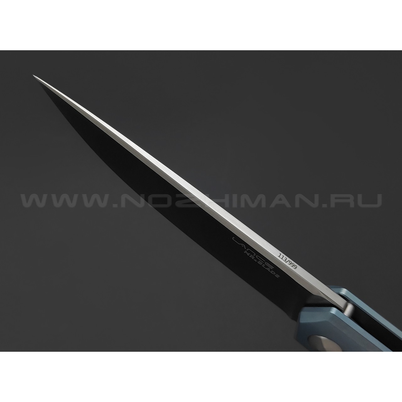 Mr.Blade нож Lance сталь M390, рукоять Titanium - Лабутены (Сергей Шнуров)
