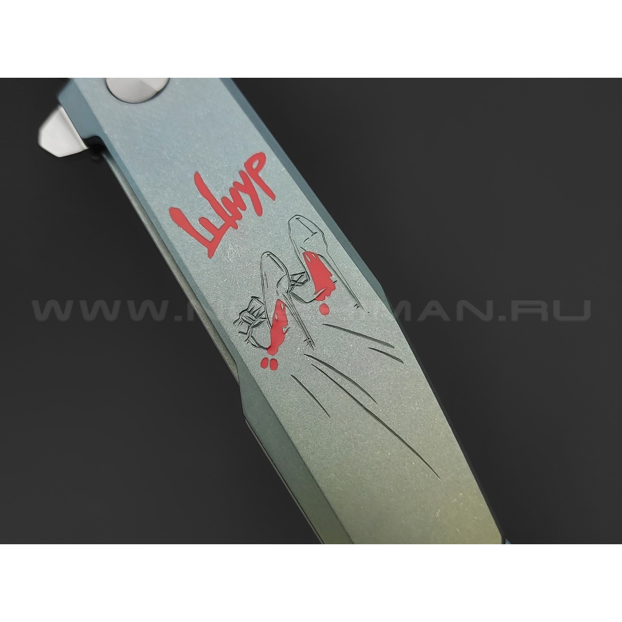 Mr.Blade нож Lance сталь M390, рукоять Titanium - Лабутены (Сергей Шнуров)