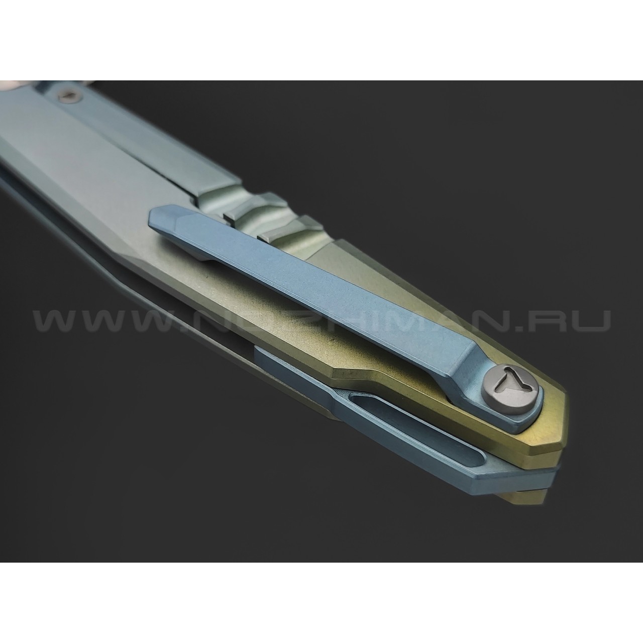 Mr.Blade нож Lance сталь M390, рукоять Titanium - Лабутены (Сергей Шнуров)