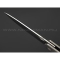 Mr.Blade нож Keeper сталь M390, рукоять титан - NO SHNUR NO PARTY (Сергей Шнуров) Metallic