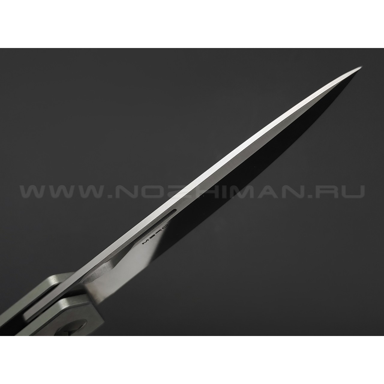 Mr.Blade нож Keeper сталь M390, рукоять titanium green