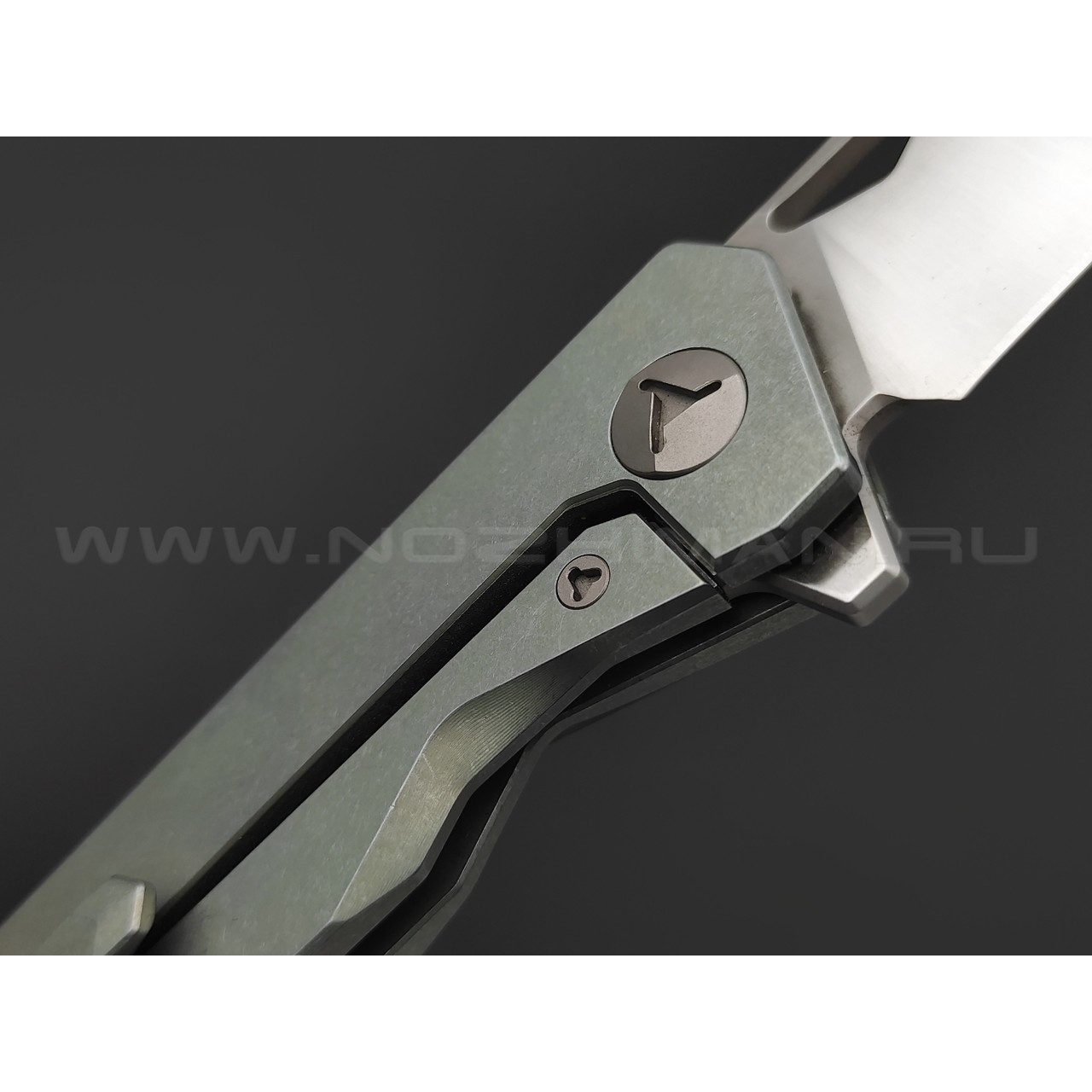 Mr.Blade нож Keeper сталь M390, рукоять titanium green