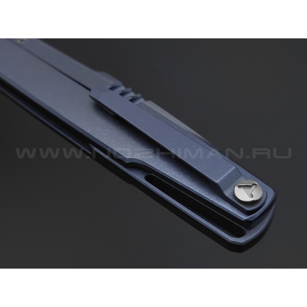 Mr.Blade нож Snob сталь M390, рукоять Titanium Blue