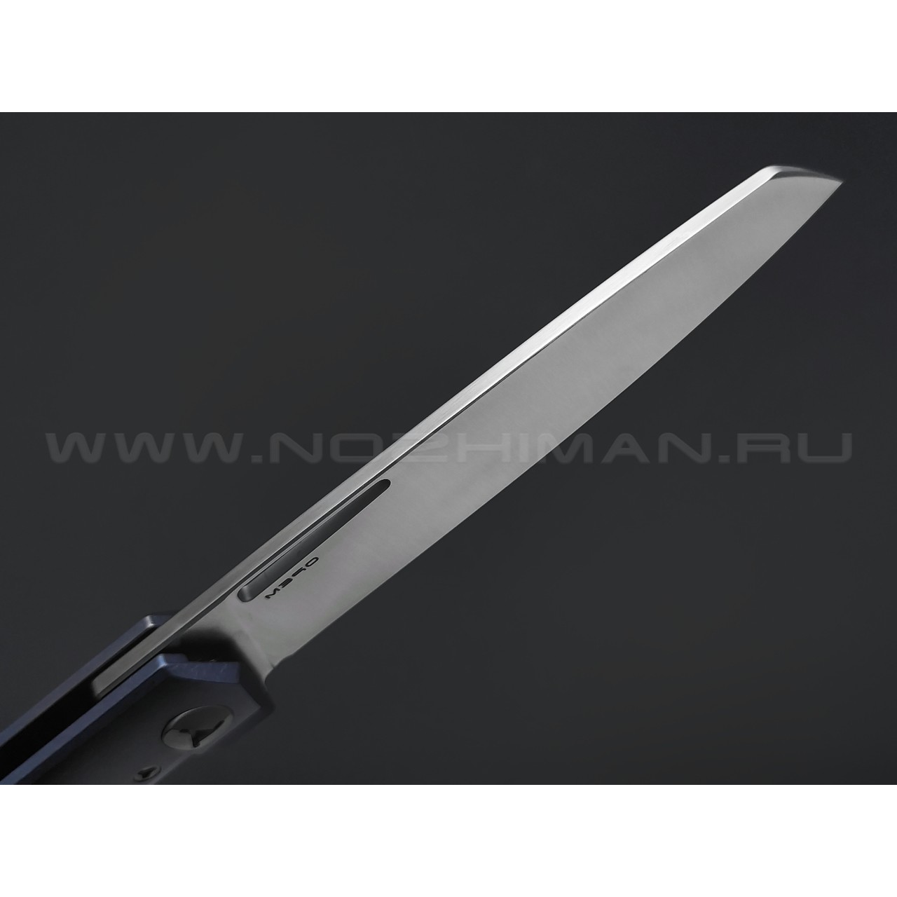 Mr.Blade нож Snob сталь M390, рукоять Titanium Blue