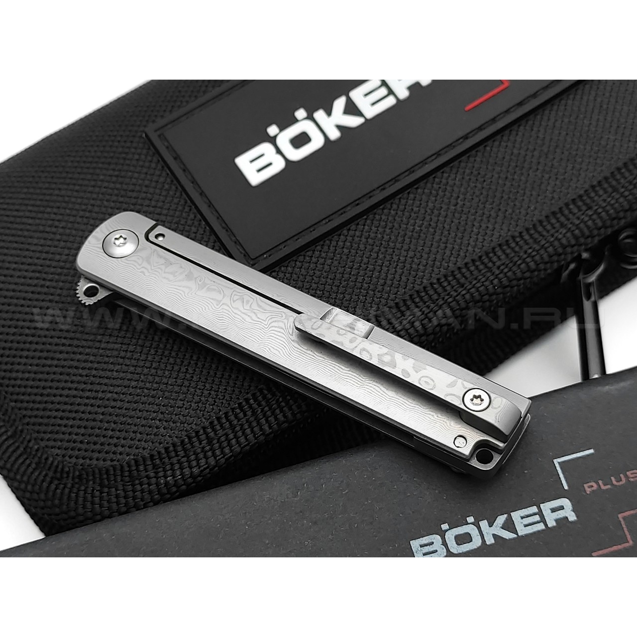 Нож Boker Plus Gemma 01BO358DAM сталь Damascus, рукоять Damascus