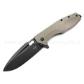 Нож Boker Plus Caracal Folder Tactical 01BO759 сталь D2 black, рукоять G10 tan