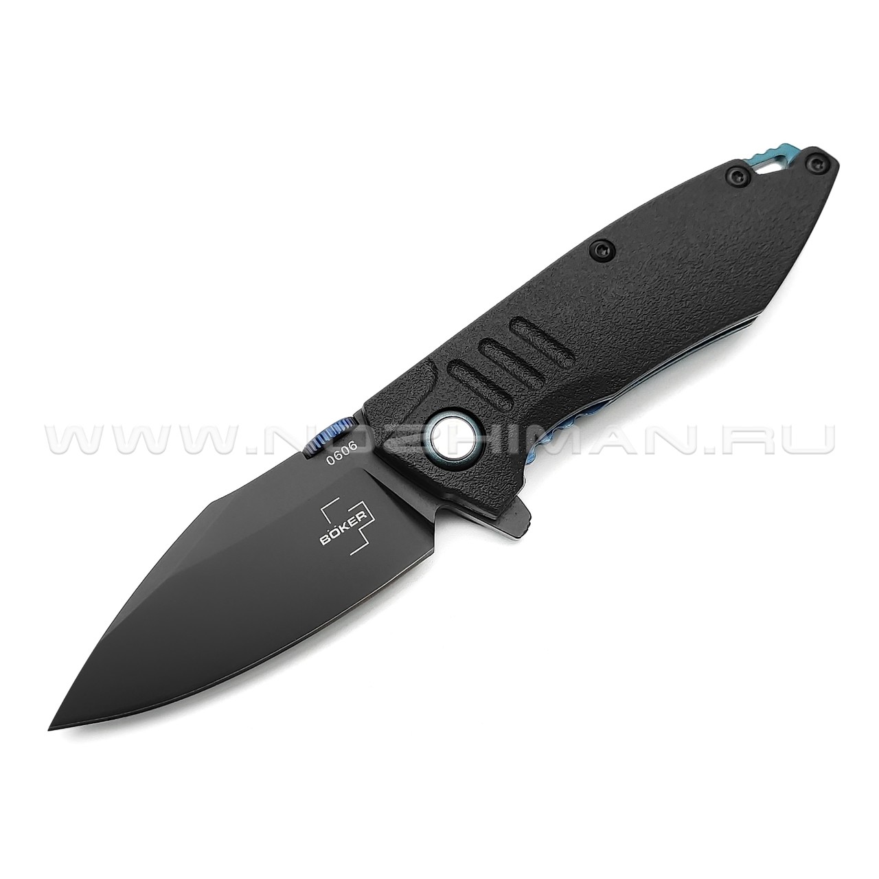 Нож Boker Plus Bend 01BO799 сталь D2 black, рукоять GFN