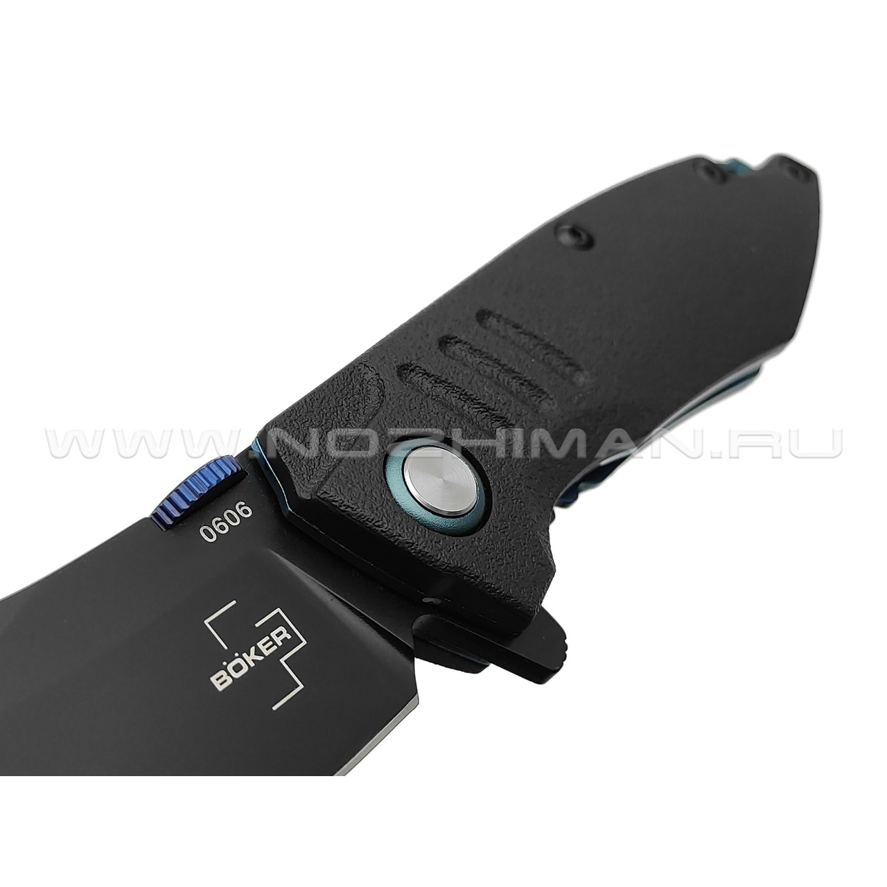 Нож Boker Plus Bend 01BO799 сталь D2 black, рукоять GFN