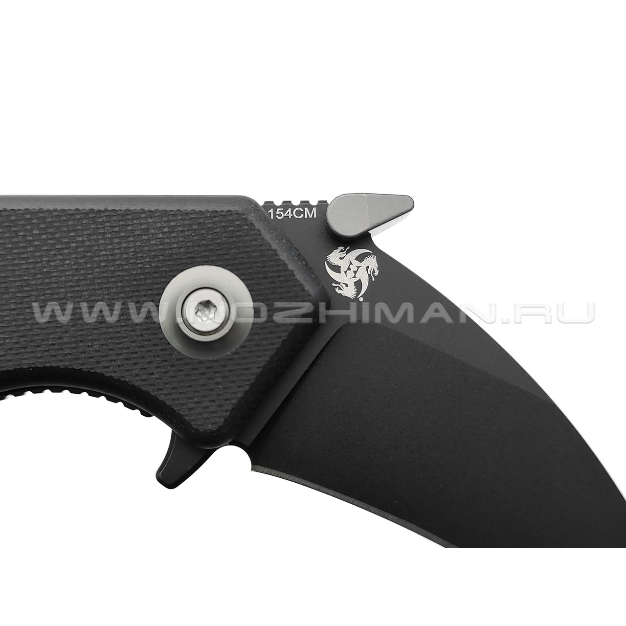 Нож Boker Plus HEL Karambit 01BO515 сталь 154СМ black, рукоять G10 black, steel