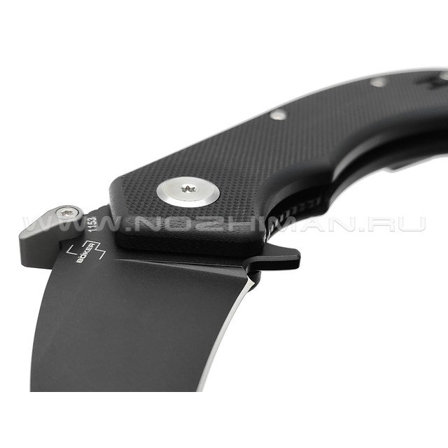 Нож Boker Plus HEL Karambit 01BO515 сталь 154СМ black, рукоять G10 black, steel