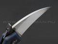 Нож Boker Plus HEL Karambit 01BO516 сталь 154СМ satin, рукоять G10 blue, steel