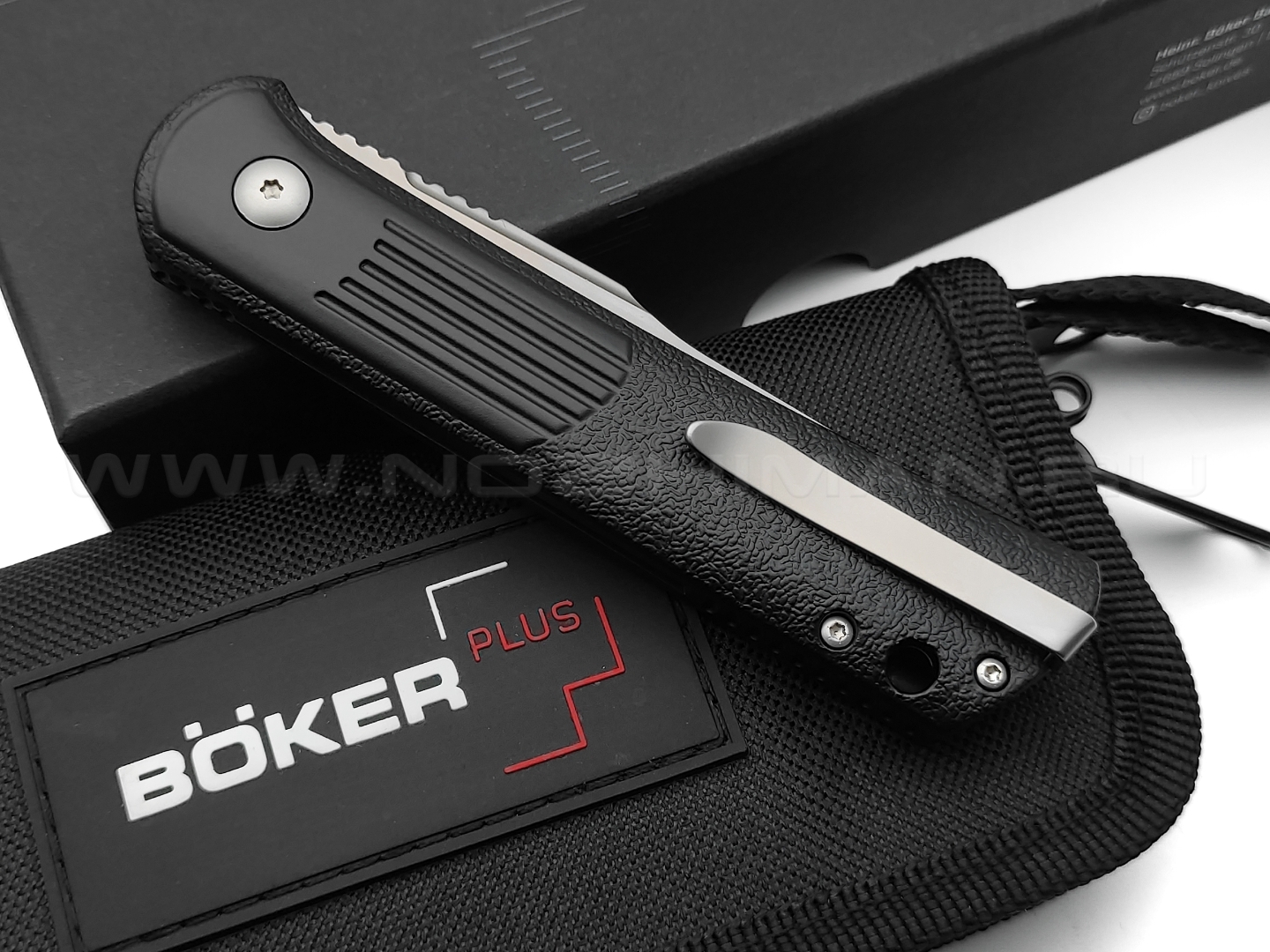 Нож Boker Plus Alluvial Satin 01BO345 сталь D2, рукоять Aluminum 6061-T6