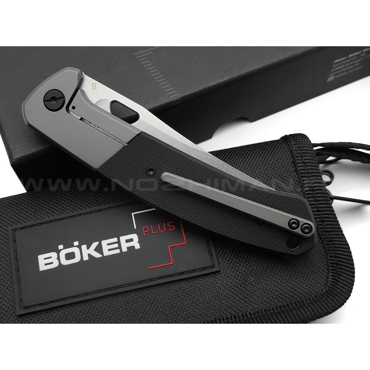 Нож Boker Plus Elso Folder 01BO554 сталь D2 satin, рукоять G10 black, steel