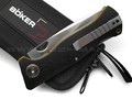 Нож Boker Plus Epicenter Backlock 01BO545 сталь D2 satin, рукоять G10 black & yellow