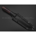 Волчий Век нож Слон Custom сталь PGK WA травление, рукоять Айронвуд, carbon fiber