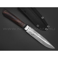 Волчий Век нож Слон Custom сталь PGK WA травление, рукоять Айронвуд, carbon fiber