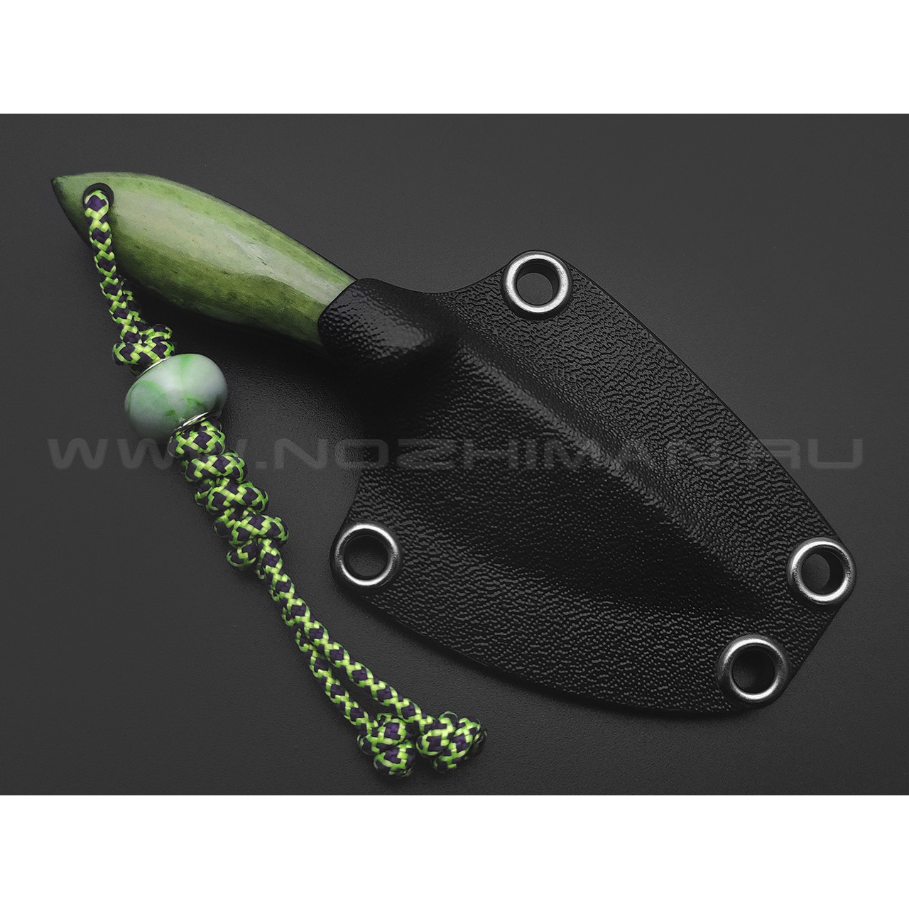 Волчий Век нож Мини МасичЬка Custom сталь PGK WA травление, рукоять Кость жирафа