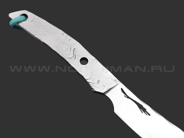 Волчий Век скелетный нож Перс Custom сталь CPM 3V WA satin, рукоять сталь