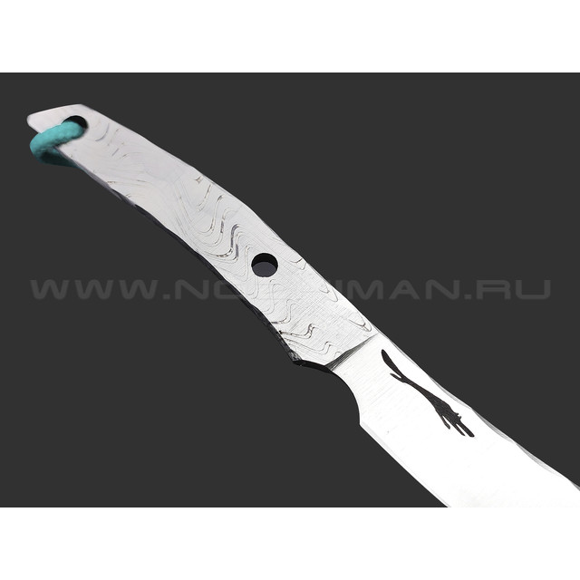 Волчий Век скелетный нож Перс Custom сталь CPM 3V WA satin, рукоять сталь