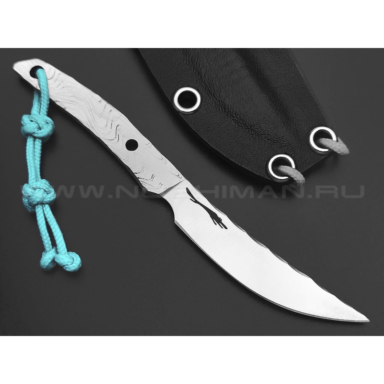 Волчий Век скелетный нож Перс Custom сталь CPM 3V WA satin, рукоять сталь
