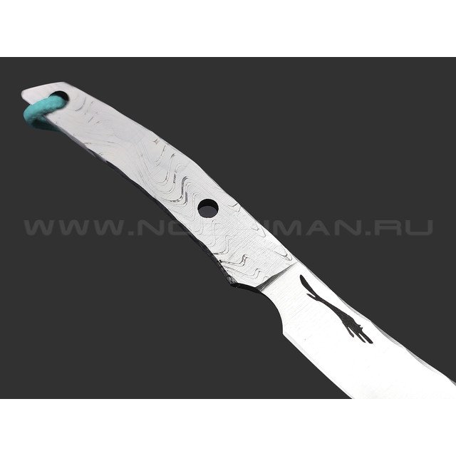 Волчий Век скелетный нож Перс Custom сталь CPM 3V WA satin, рукоять сталь
