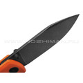 QSP складной нож Canary folder QS150-B2 сталь 14C28N блэквош, рукоять G10 оранжевый QSP складной нож Canary folder QS150-B2 сталь 14C28N блэквош, рукоять G10 оранжевый