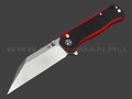 Нож QSP Swordfish QS149-A1 сталь 14C28N stonewash, рукоять G10 black & red