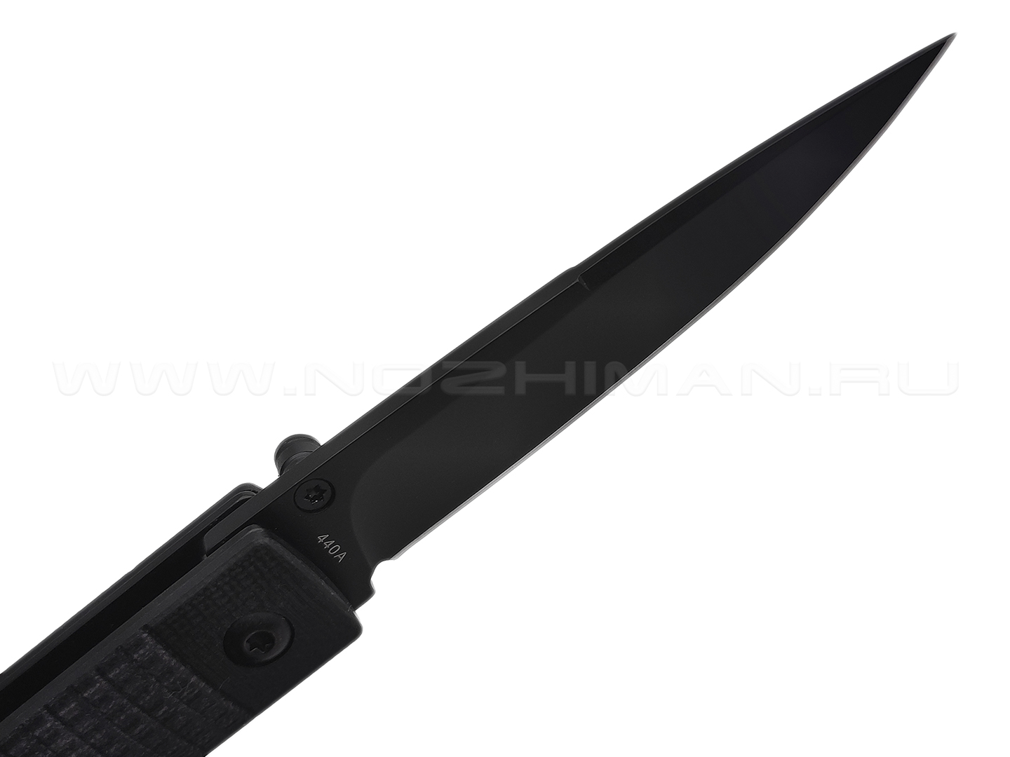 Нож Magnum Stereo 01RY004 сталь 440A black, рукоять G10 black