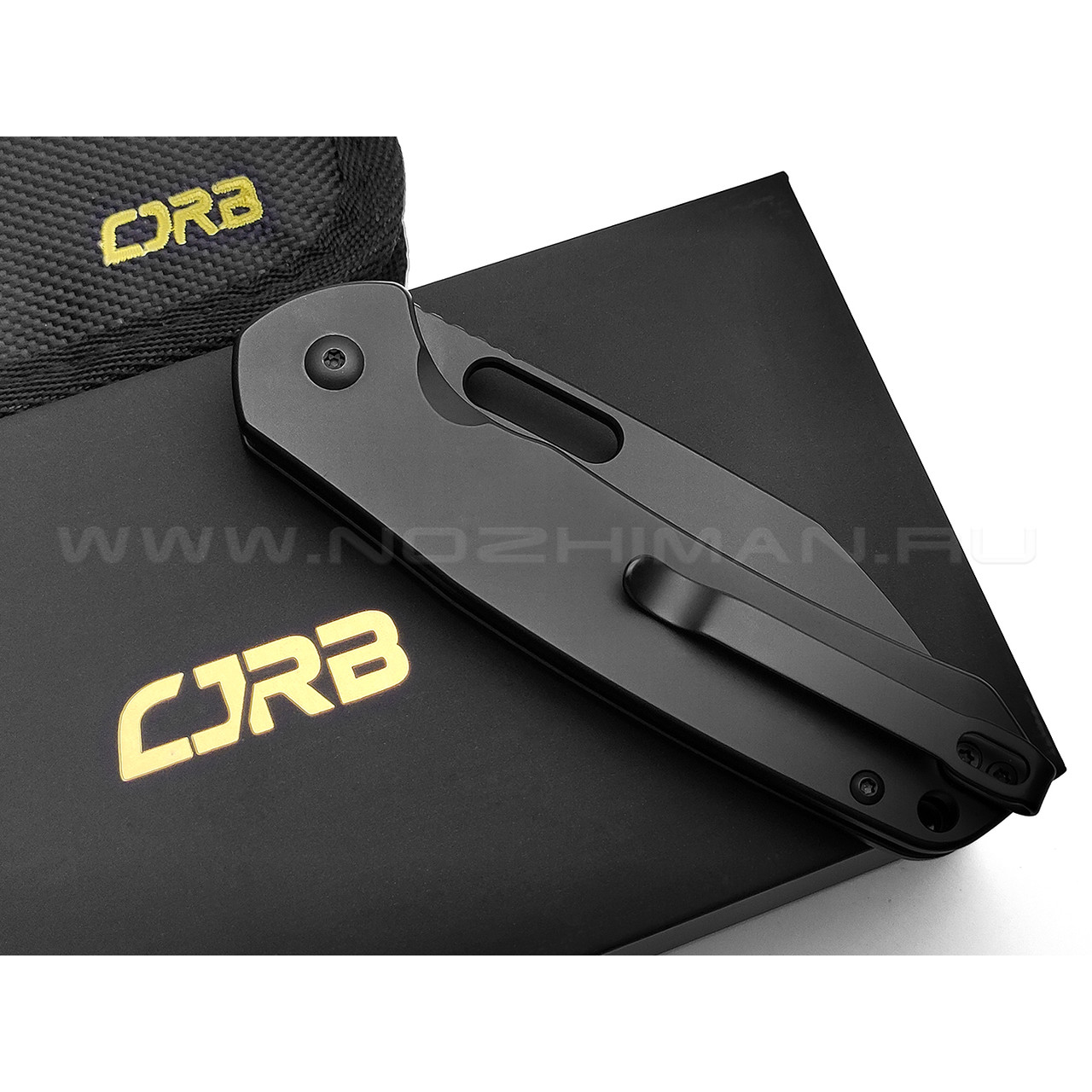 Нож CJRB Pyrite Wharncliffe J1925A-BST сталь AR-RPM9 PVD, рукоять Stainless steel