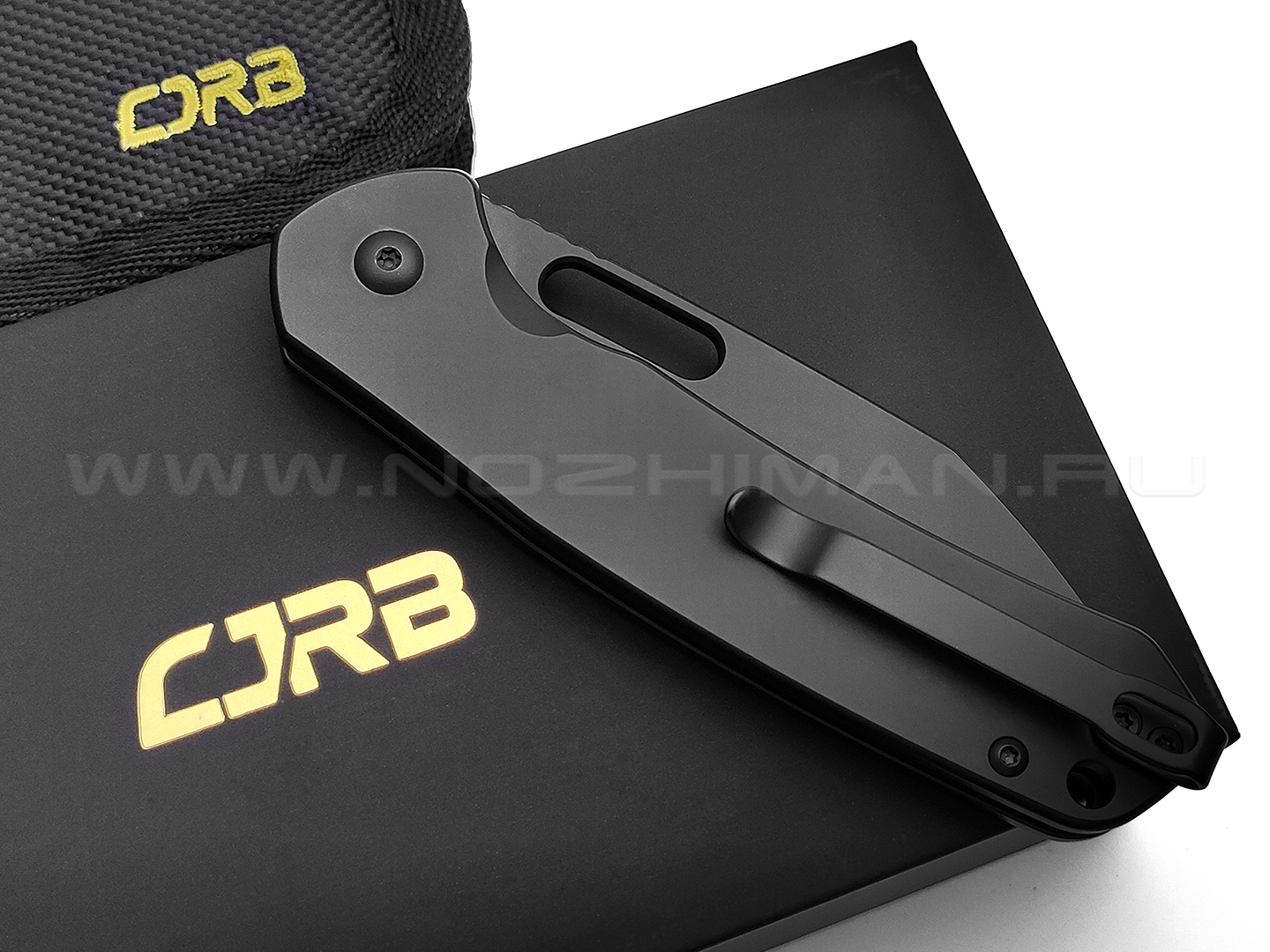 Нож CJRB Pyrite Wharncliffe J1925A-BST сталь AR-RPM9 PVD, рукоять Stainless steel