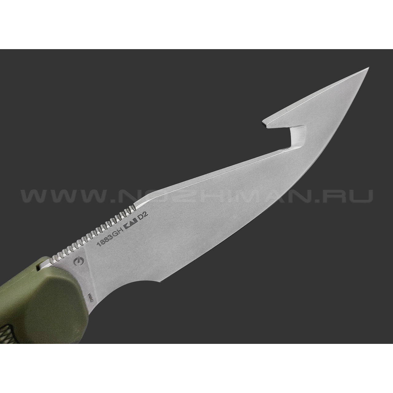 Нож Kershaw Deschutes Skinner Gut hook 1883GH сталь D2, рукоять Polypropylene