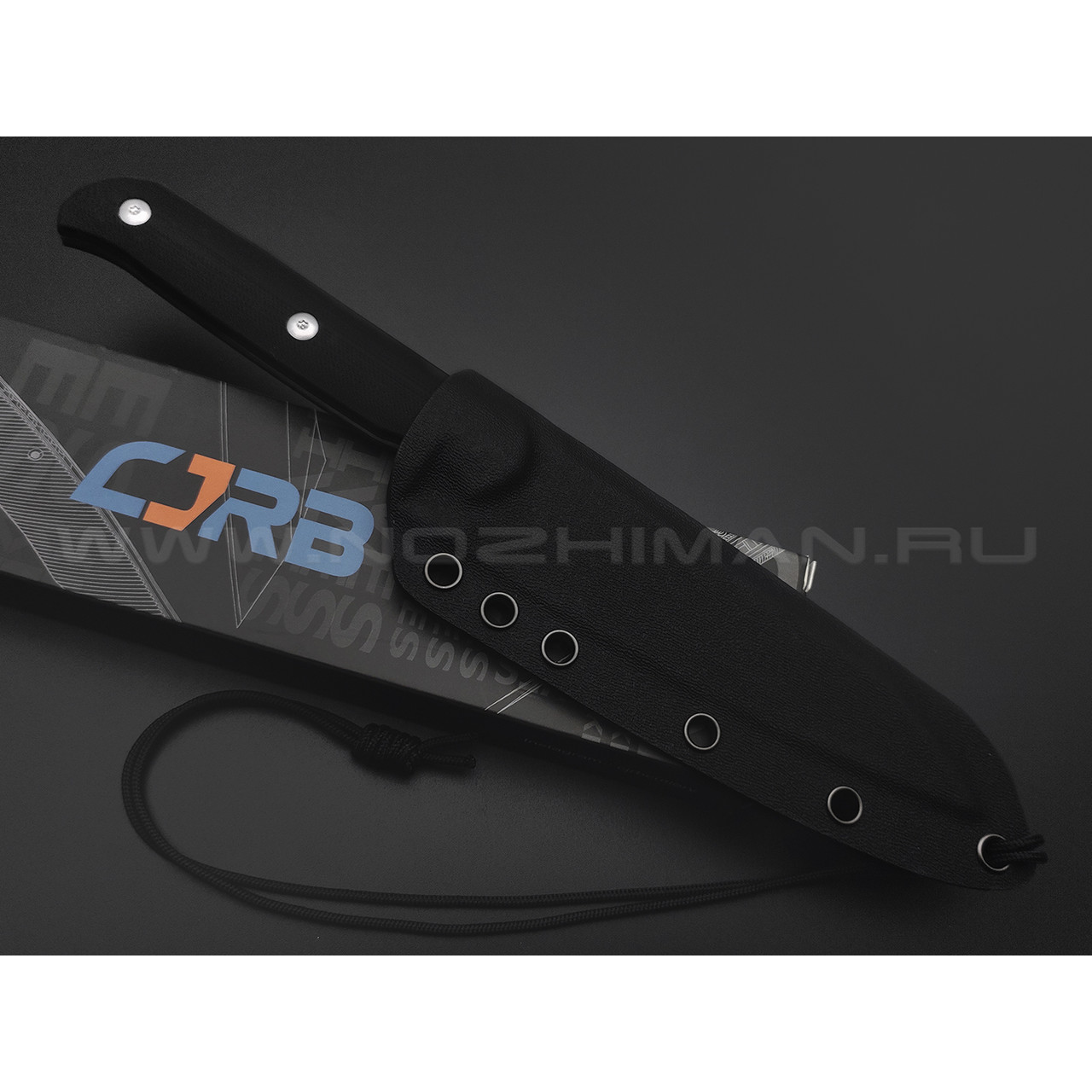 Нож CJRB Silax J1921B-BK сталь AR-RPM9, рукоять G10 black