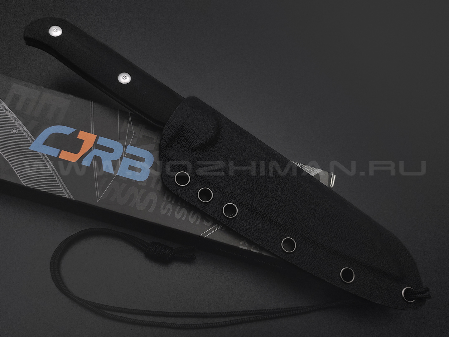 Нож CJRB Silax J1921B-BK сталь AR-RPM9, рукоять G10 black