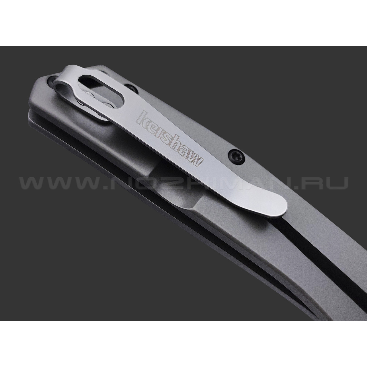 Нож Kershaw Align 1405 сталь 8Cr13MoV satin, рукоять Stainless steel grey