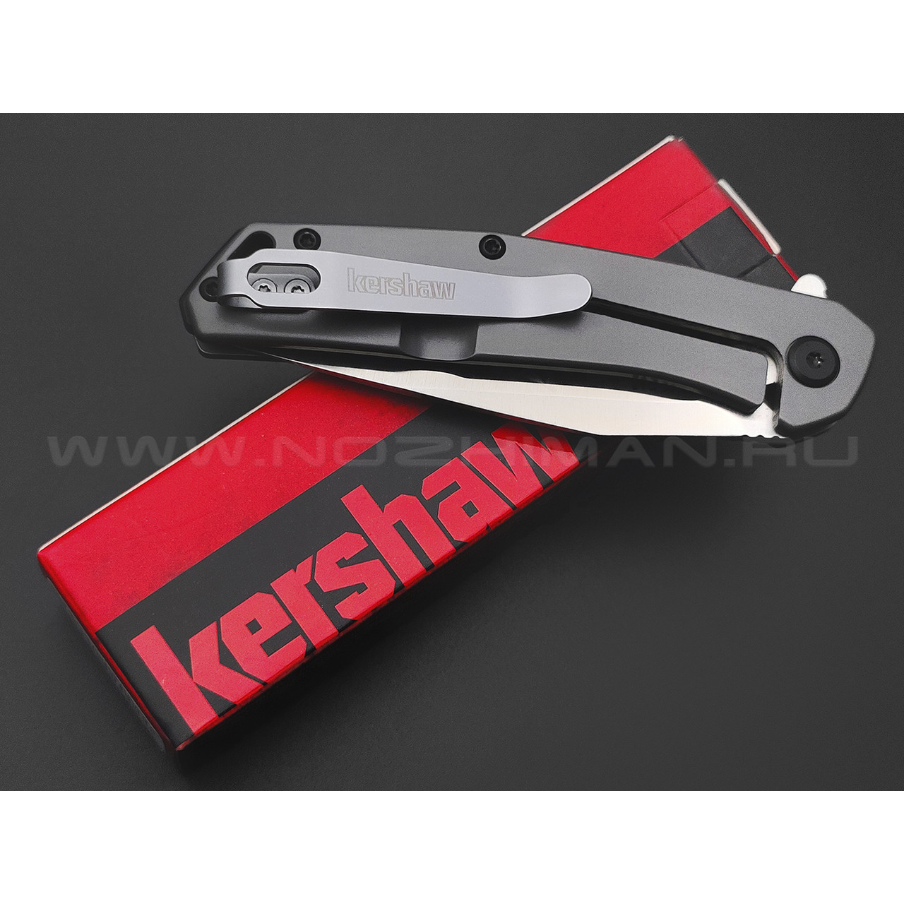 Нож Kershaw Align 1405 сталь 8Cr13MoV satin, рукоять Stainless steel grey