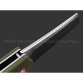 Нож CJRB Crag J1904-GNF сталь AR-RPM9, рукоять G10 OD green Нож CJRB Crag J1904-GNF сталь AR-RPM9, рукоять G10 OD green