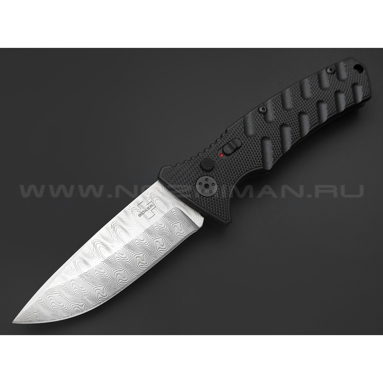 Нож Boker Plus Strike Damast 01BO507DAM сталь Damascus, рукоять Aluminum 6061-T6