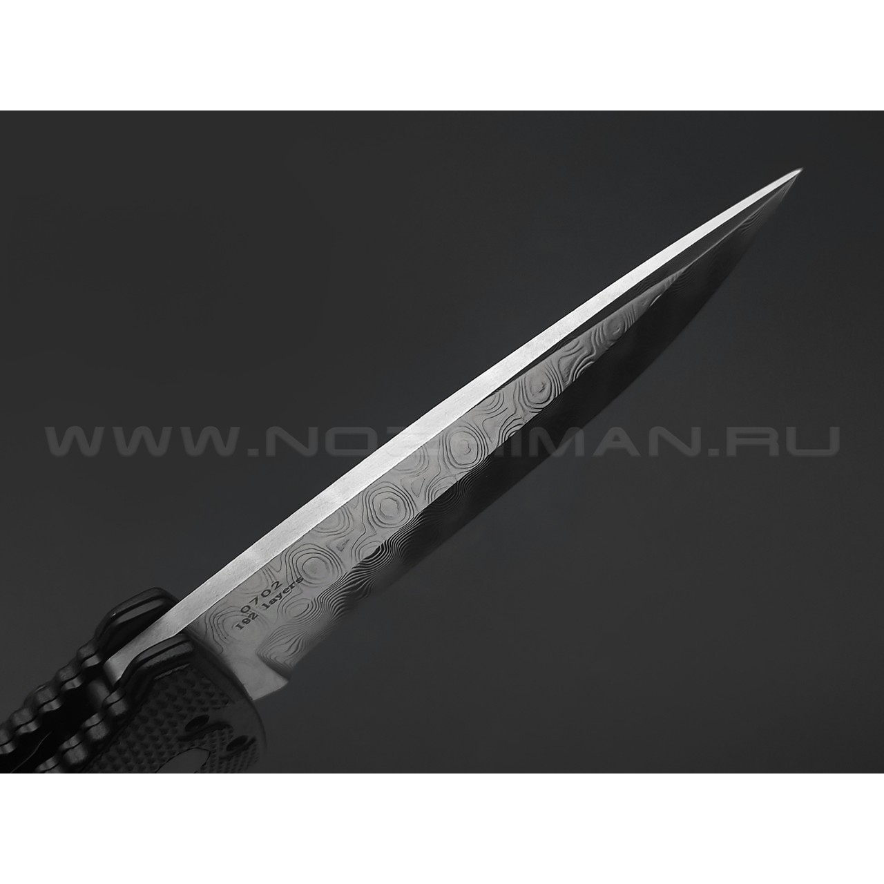 Нож Boker Plus Strike Damast 01BO507DAM сталь Damascus, рукоять Aluminum 6061-T6