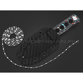 Нож QSP Canary Neck Knife QS141-H сталь Brass Copper Damascus, рукоять Carbon fiber Colorful Нож QSP Canary Neck Knife QS141-H сталь Brass Copper Damascus, рукоять Carbon fiber Colorful