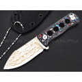 Нож QSP Canary Neck Knife QS141-H сталь Brass Copper Damascus, рукоять Carbon fiber Colorful Нож QSP Canary Neck Knife QS141-H сталь Brass Copper Damascus, рукоять Carbon fiber Colorful