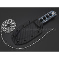 Нож QSP Canary Neck Knife QS141-I сталь Damascus, рукоять Carbon fiber Colorful